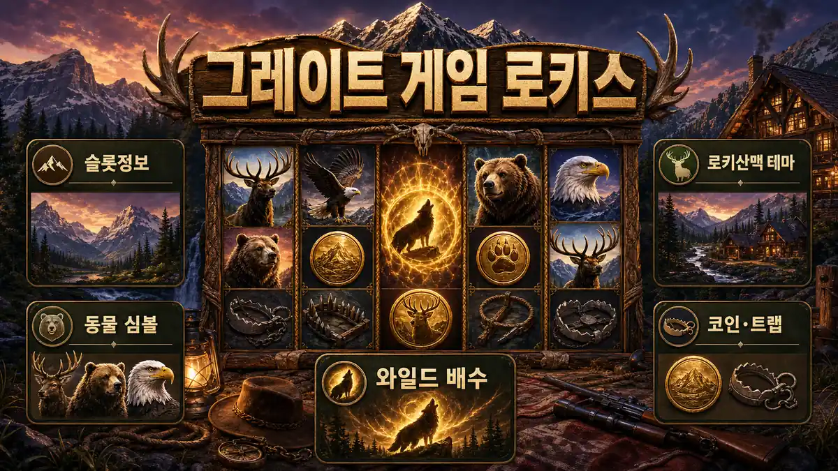 Great Game Rockies 슬롯게임 슬롯정보를 정리한 한글 인포그래픽 이미지