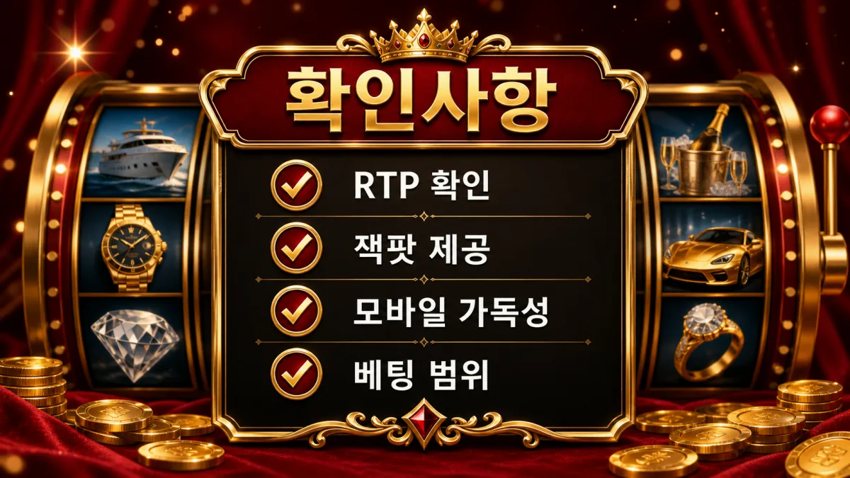 Mega Fortune 슬롯게임의 RTP 잭팟 모바일 확인사항을 정리한 본문 이미지