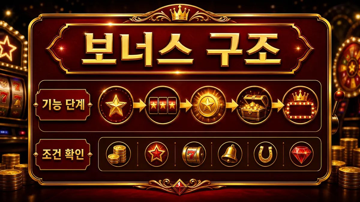 노리밋 시티 슬롯게임의 보너스 구조와 기능 단계를 정리한 본문 이미지