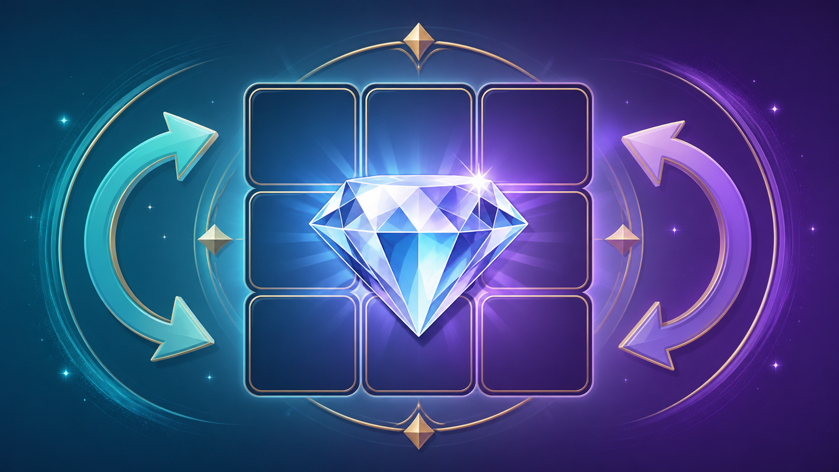 Diamonds 4 The Win 슬롯게임 Diamond Respin 구조 이미지