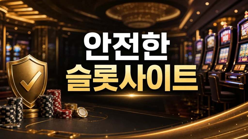 안전한 슬롯사이트 구분하는 7가지 체크포인트