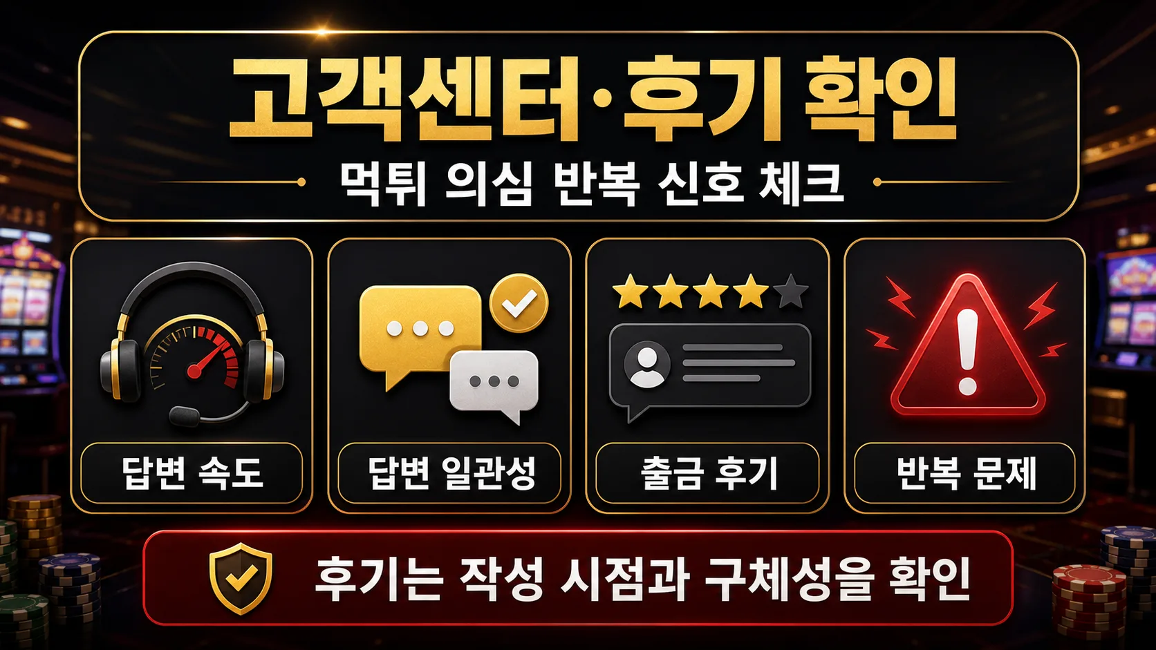 슬롯사이트 먹튀 고객센터 답변과 후기 평판 확인 이미지