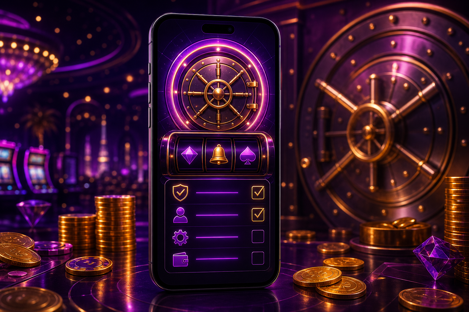 Vegas Vault 슬롯게임 플레이 전 확인사항 이미지